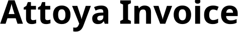 Attoya Invoice